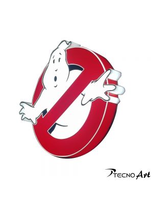 Logo ghostbusters luminoso sagomato